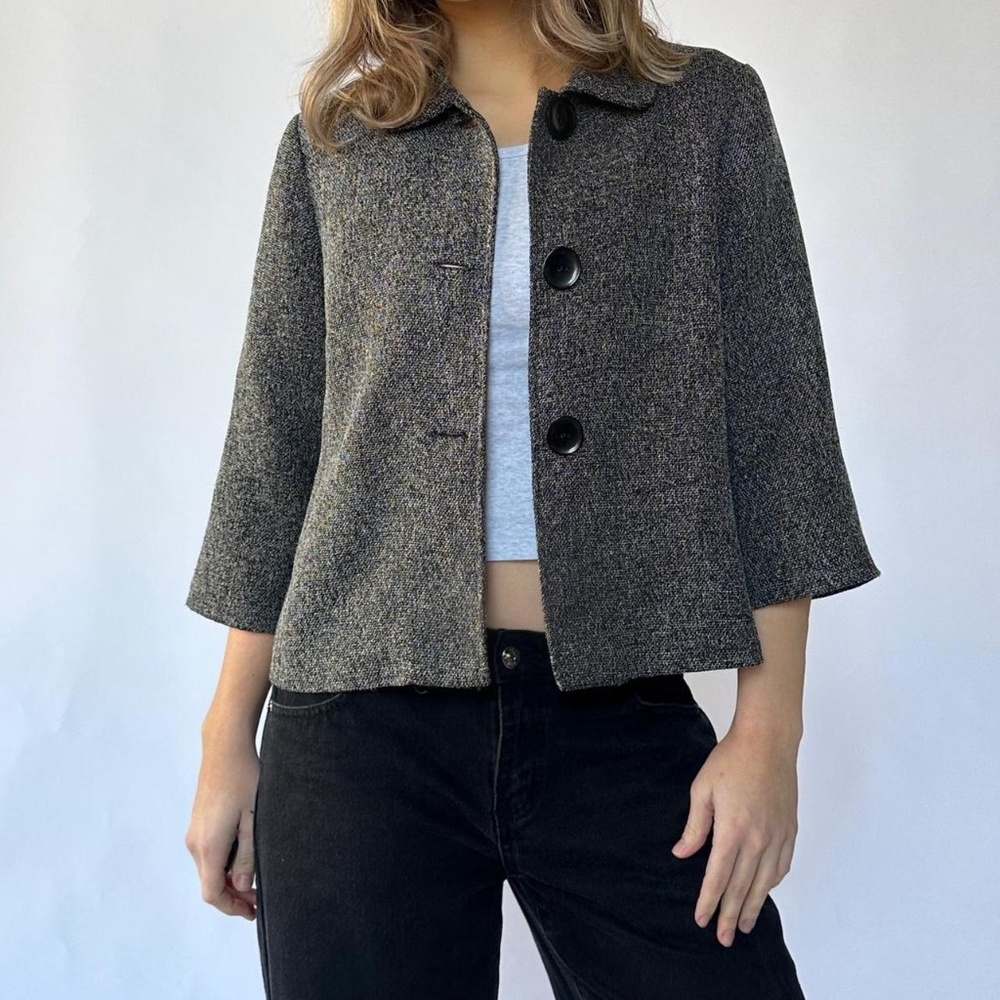 Vintage Jacket Boxy Medium Notations - image 4